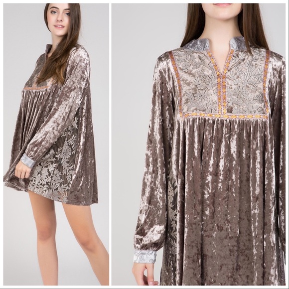 POL The Luxury Velvet and Tulle Tunic - Picture 3 of 16